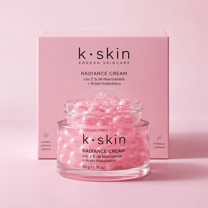 K·Skin Radiance Cream con 2 % de Niacinamida + Ácido Hialurónico